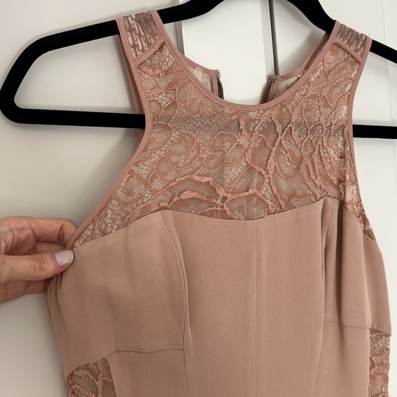 Rebecca Taylor Lace-Insert Cocktail Dress - Picture 6 of 7